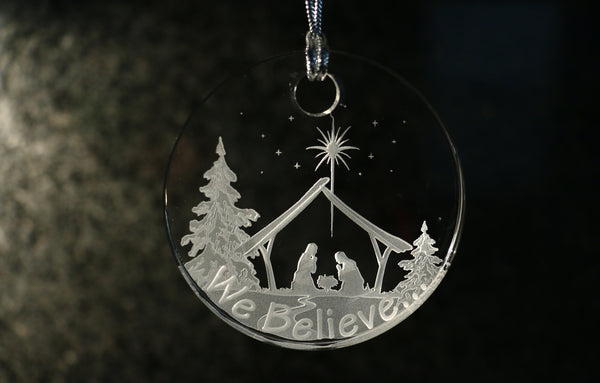 Nativity Ornament - We Believe