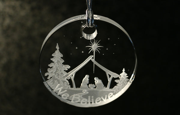 Nativity Ornament - We Believe