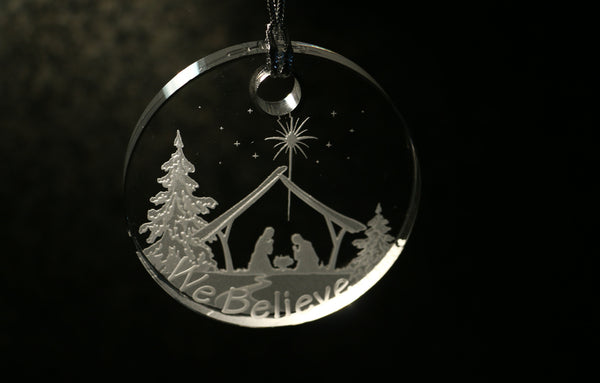 Nativity Ornament - We Believe