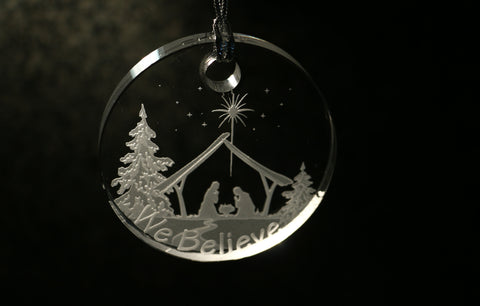 Nativity Ornament - We Believe